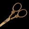 Antique Victorian 9kt gold scissors - image 5