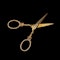 Antique Victorian 9kt gold scissors - image 4