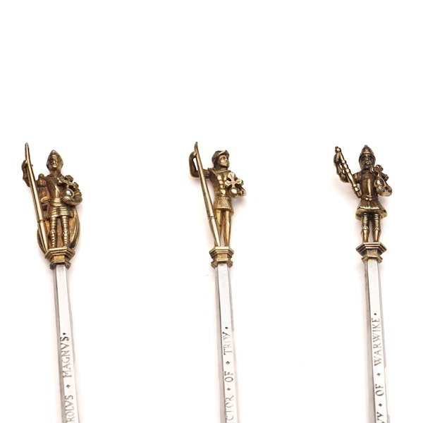 12 silver Tichborne Spoons from The Heritage Collection - image 3