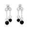 Cartier Agrafe Diamond Onyx 18ct White Gold Long Earrings - image 3