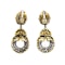 Vintage David Webb Diamond and Gold Drop Earrings, Circa 1980 - image 2