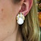 Vintage David Webb Pearl, Diamond and Gold Earrings, 1.00ct, Circa 1980 - image 2