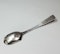 Tibetan silvered metal spoon. - image 2