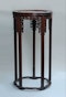 Chinese hardwood circular carved stand, late Qing dynasty, 19th century - image 1