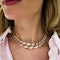 Vintage Mauboussin Gold, Ruby and Mother of Pearl Necklace, Circa 1970 - image 2