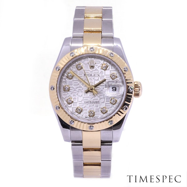 Rolex Datejust | Ladies | 26mm | Steel and Yellow Gold | Diamonds | Year 2007 - image 2