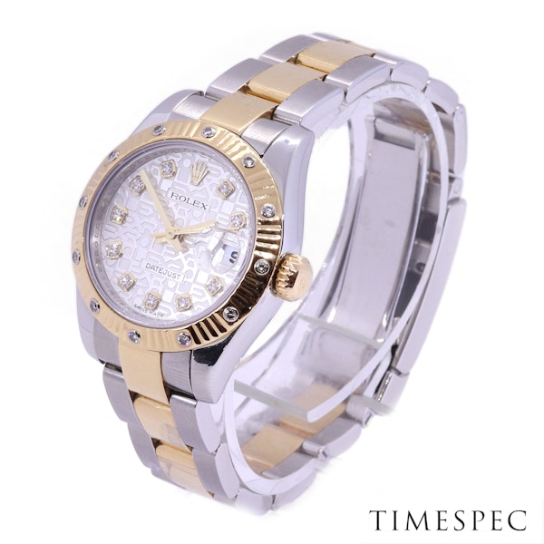 Rolex Datejust | Ladies | 26mm | Steel and Yellow Gold | Diamonds | Year 2007 - image 3