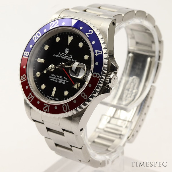 Rolex GMT-Master | Ref 16700 | Pepsi Bezel | Steel | Box and Papers | Circa 1996 - image 4