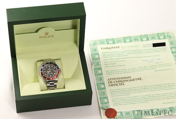 Rolex GMT-Master | Ref 16700 | Pepsi Bezel | Steel | Box and Papers | Circa 1996 - image 6