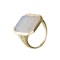 Antique Chalcedony Gold Ring - image 2