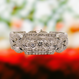 Art Deco Platinum Diamond Bracelet