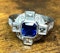 An important art-deco Sapphire & Diamond ring - image 2