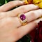 Vintage Boucheron Jaipur Burma Star Ruby and Gold Ring, Circa 1990 - image 2