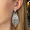 Diamond And Platinum Fringe Drop Earrings, Circa 1935, 6.93 Carats - image 6