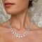 Vintage French Diamond and Platinum Riviére Necklace, 37.84 Carats, Circa 1950 - image 2