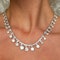 Vintage French Diamond and Platinum Riviére Necklace, 37.84 Carats, Circa 1950 - image 4