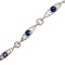 French Belle Époque Thibault & Jolivot Sapphire Diamond and Platinum Bracelet, Circa 1910 - image 8