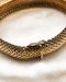 18ct Yellow Gold (French Marks) Bracelet, with Double linked Faceted outer links and Engraved central links. French Circa 1890 - image 3