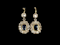 Antique sapphire and diamond cluster drop earrings SKU: 7863 DBGEMS - image 1