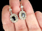 Antique sapphire and diamond cluster drop earrings SKU: 7863 DBGEMS - image 2