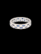 Art deco Two row sapphire and diamond chequer board eternity ring SKU: 7854 DBGEMS - image 2