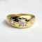 Antique Diamond Trilogy Gypsy Ring-SADDINGTONS JEWELLERY-STAND 375 - image 1