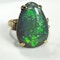 Large Black Opal Ring- SADDINGTONS JEWELLERY-STAND 375 - image 1