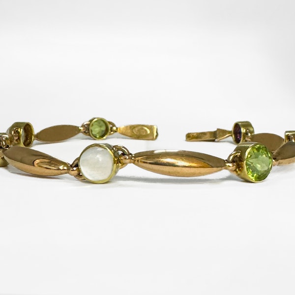 15ct Suffragette Gem Bracelet-SADDINGTONS JEWELLERY-STAND 375 - image 2