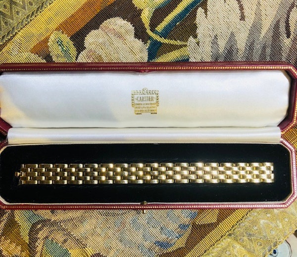 A very fine 18 Carat Cartier Gold Bracelet, Maillon Panthere", Circa 1990's - image 1