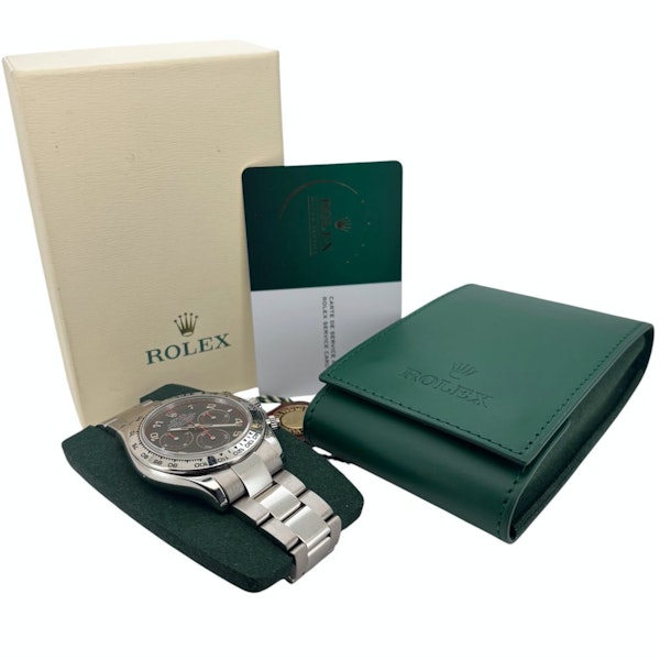 ROLEX DAYTONA 116509 WHITE GOLD WITH NEW NFC ROLEX SERVICE CARD AND SERVICE BOX - image 6