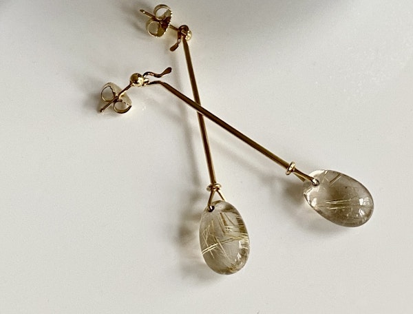 Vivianna Torun Rutilated Quartz Earrings - image 3