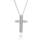 GRAFF 18kt white gold diamond cross pendant necklace - image 3