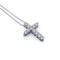 GRAFF 18kt white gold diamond cross pendant necklace - image 6