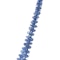 Natural Cabochon Sapphire double strand beaded necklace with platinum and diamond clasp. - image 7