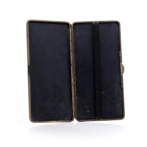 Antique Japanese Zogan Cigarette Case in Komai Style. - image 4