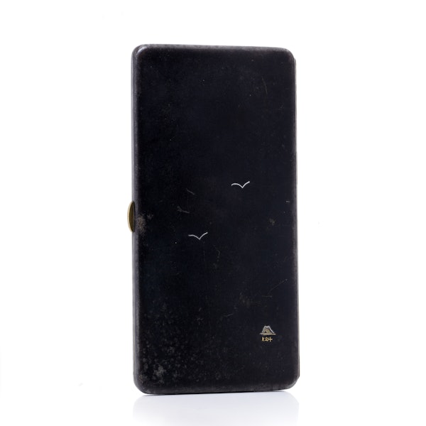 Antique Japanese Zogan Cigarette Case in Komai Style. - image 3