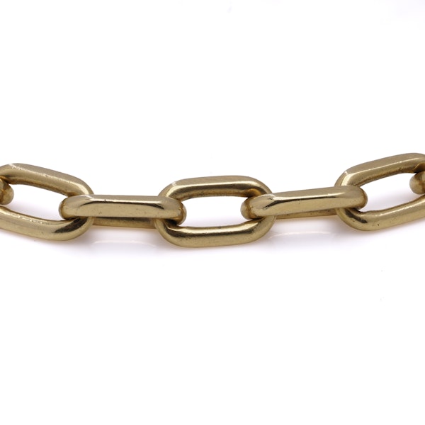 Cartier 18kt gold chain link bracelet - image 2