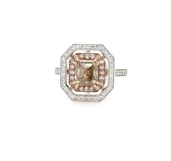 Champagne Brown diamond ring - image 1