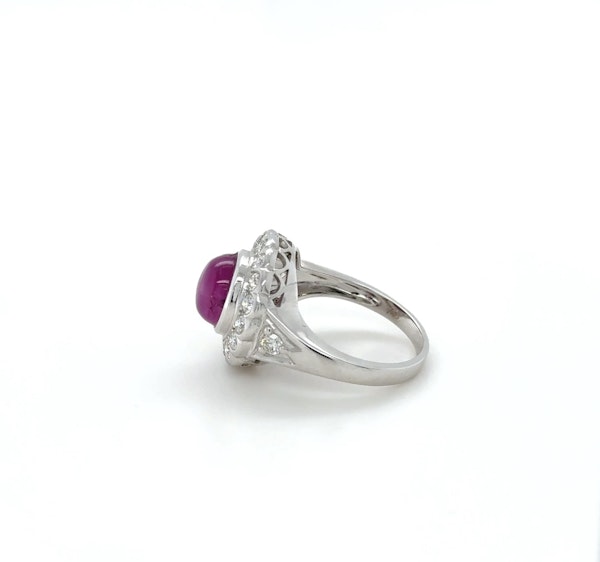 Exquisite Star Burma Ruby ring - image 6