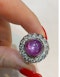 Exquisite 5.71ct unheated Burmese Cabochon star ruby & diamond cluster ring - image 1