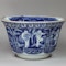 Japanese blue and white deep octagonal bowl, 18th century - image 1