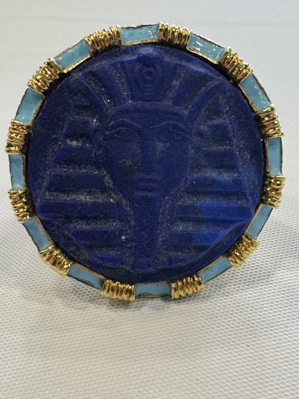 Egyptian Revival Ring - image 3