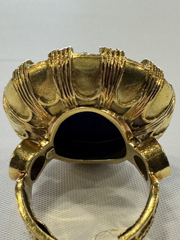 Egyptian Revival Ring - image 4