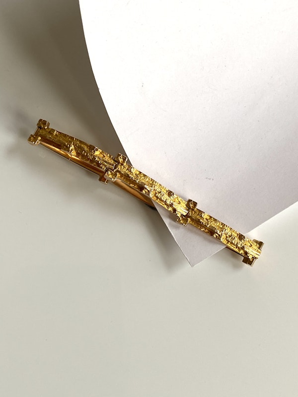 Bjorn Weckstrom 14k Gold Bracelet - image 3