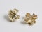 Tiffany 18k Gold X Earrings - image 2