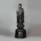 Rare Japanese bronze group of Buddha holding a child with a peach in its hand, late 18th century - image 1