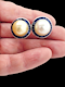 Pair of vintage South Sea pearl and calibre sapphire earrings SKU: 7870 DBGEMS - image 3