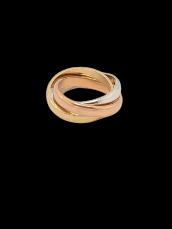 Russian wedding ring sku 7875 DBGEMS - image 1