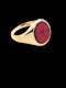 Cornelian intaglio signet ring 18ct gold SKU: 7884 DBGEMS - image 3