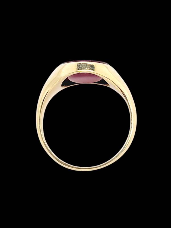 Cornelian intaglio signet ring 18ct gold SKU: 7884 DBGEMS - image 2